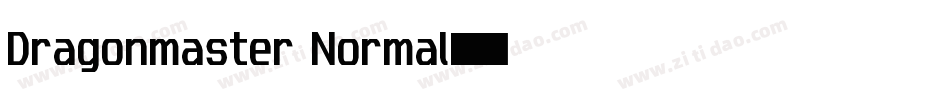Dragonmaster Normal字体转换